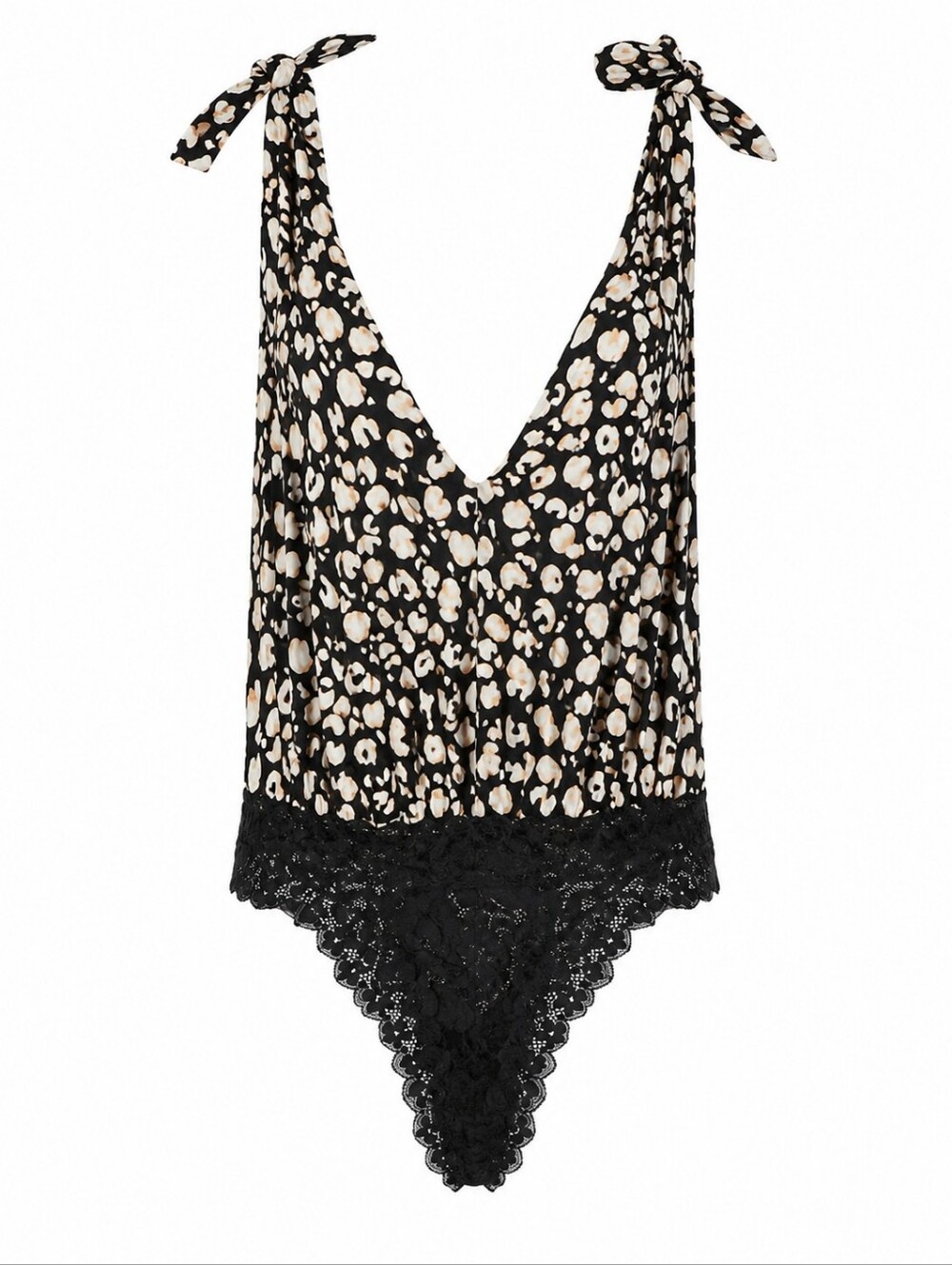 Free People Black Intimately Bare It All Bodysuit, L, Romantic, Dark, Glam - Picture 2 of 13